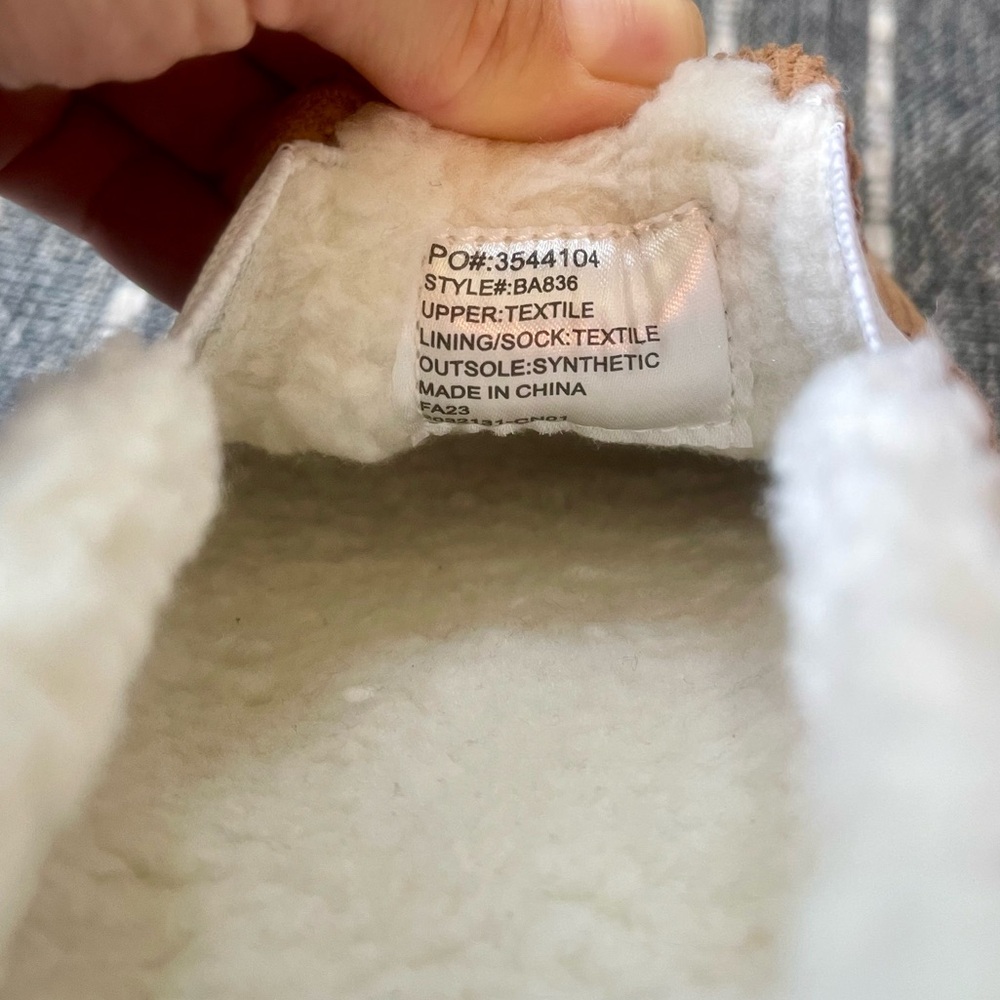 NWOT J. Crew Factory Corduroy Slip-On Sneakers with Sherpa Lining - Picture 7 of 8